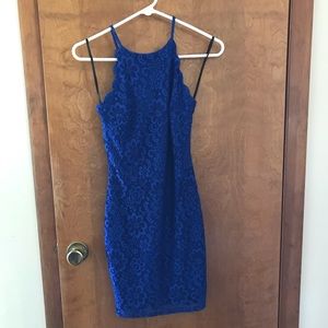 Scalloped Lace Blue BCX Dress size 1
